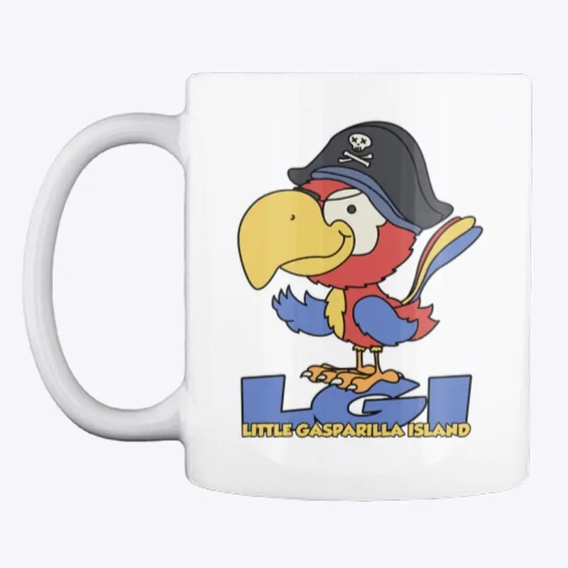 Little Gasparilla Pirate Parrot 